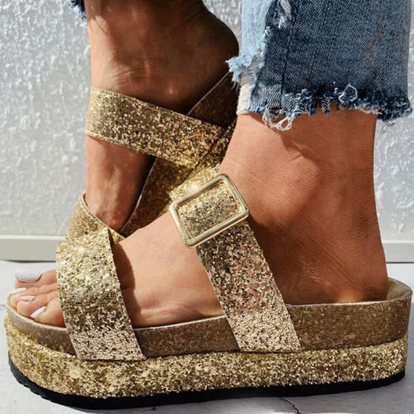 slippers gigifox drop ship plus size 43 leisure flat platform bling gold slides shoes women, Black
slippers gigifox drop ship plus size 43 leisure flat platform bling gold slides shoes women, Black