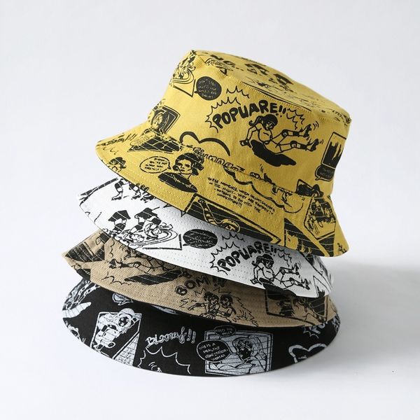 printed fisherman's foreigner's bucket hat, men's and women's graffiti sun hat
printed fisherman's foreigner's bucket hat, men's and women's graffiti sun hat