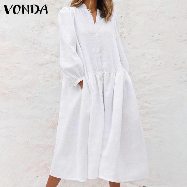 maxi long dress v neck casual pocket solid beach sundress vonda 2021 bohemian holiday vestidos femme plus size 5xl dresses, Black;gray
maxi long dress v neck casual pocket solid beach sundress vonda 2021 bohemian holiday vestidos femme plus size 5xl dresses, Black;gray