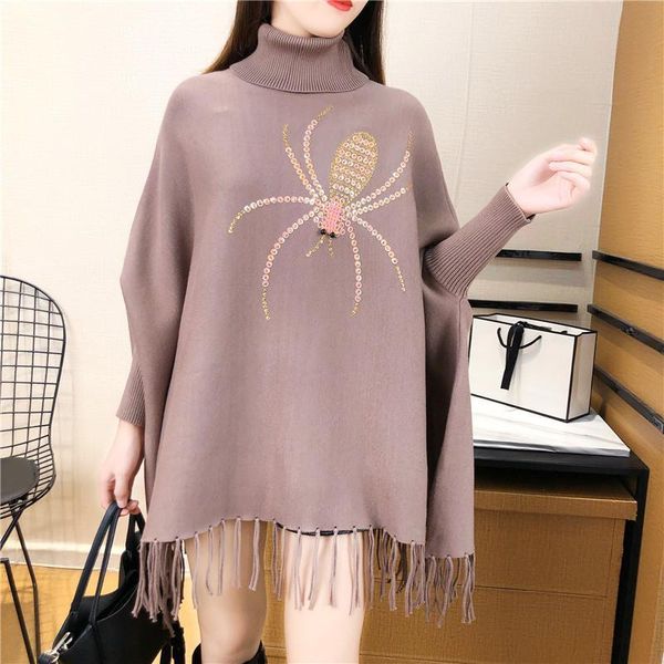 women's sweaters good quality autumn and winter tassel cloak large size knitted jacket loose thin fashion long sleeve shawl, White;black
women's sweaters good quality autumn and winter tassel cloak large size knitted jacket loose thin fashion long sleeve shawl, White;black