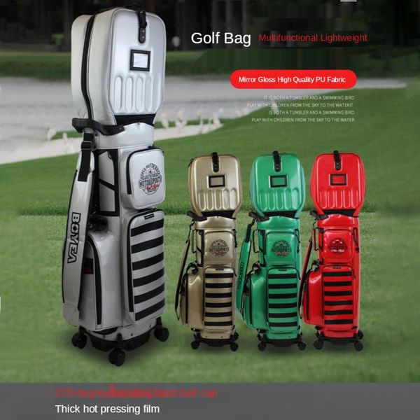outdoor bags golf bag with four-wheeled multi-functional aviation mirror pu large capacity hard shell storage
outdoor bags golf bag with four-wheeled multi-functional aviation mirror pu large capacity hard shell storage