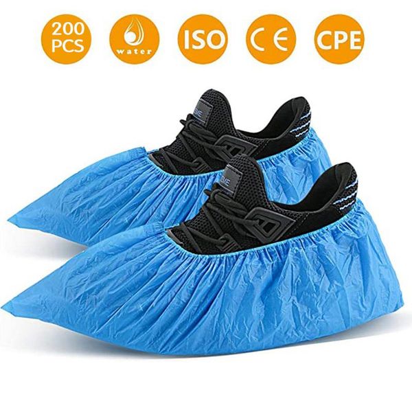 clothing & wardrobe storage shoe covers disposable 200 pack=100 pairs boot outdoor rainproof hiking skid-proof cover 
clothing & wardrobe storage shoe covers disposable 200 pack=100 pairs boot outdoor rainproof hiking skid-proof cover