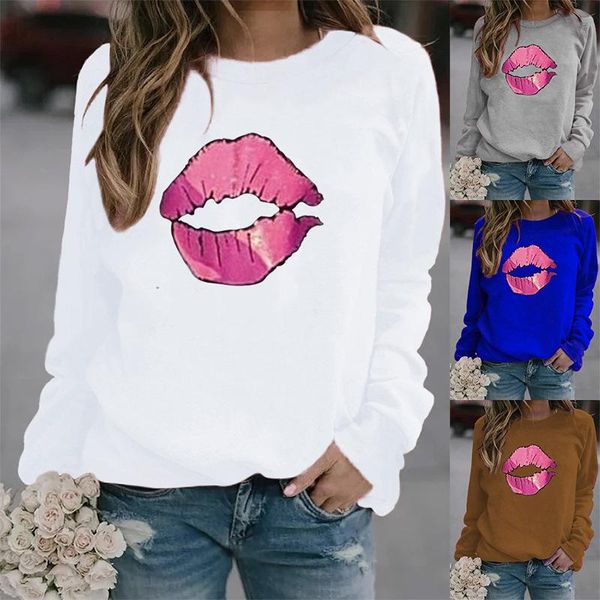 women's hoodies & sweatshirts women hoodie pink lip printed fleece long sleeve o neck loose sweatshirt girls pullovers winter, Black
women's hoodies & sweatshirts women hoodie pink lip printed fleece long sleeve o neck loose sweatshirt girls pullovers winter, Black