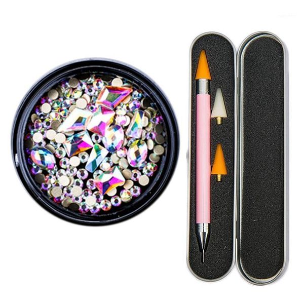 set mixed 3d rhinestones nail art gems jewelry colorful & 1 dual-ended wax studs beads pen tool kits1
set mixed 3d rhinestones nail art gems jewelry colorful & 1 dual-ended wax studs beads pen tool kits1