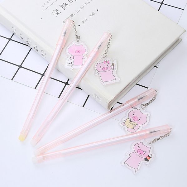 pen pink pig dant neutral lovely student dant water cartoon office stationery black signature
pen pink pig dant neutral lovely student dant water cartoon office stationery black signature
