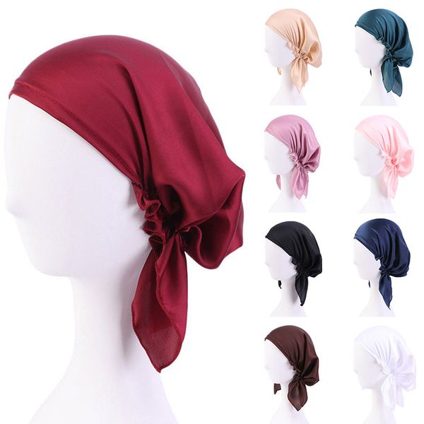 women inner hijabs cap muslim head scarf turban bonnet ladies wrap underscarf solid sleeping headwrap beanie hair accessories, Blue;gray
women inner hijabs cap muslim head scarf turban bonnet ladies wrap underscarf solid sleeping headwrap beanie hair accessories, Blue;gray