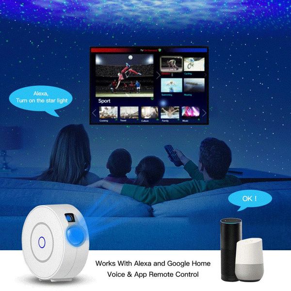 smart home control tuya wifi star night light colorful starry sky galaxy projector lamp for alexa google life remote
smart home control tuya wifi star night light colorful starry sky galaxy projector lamp for alexa google life remote