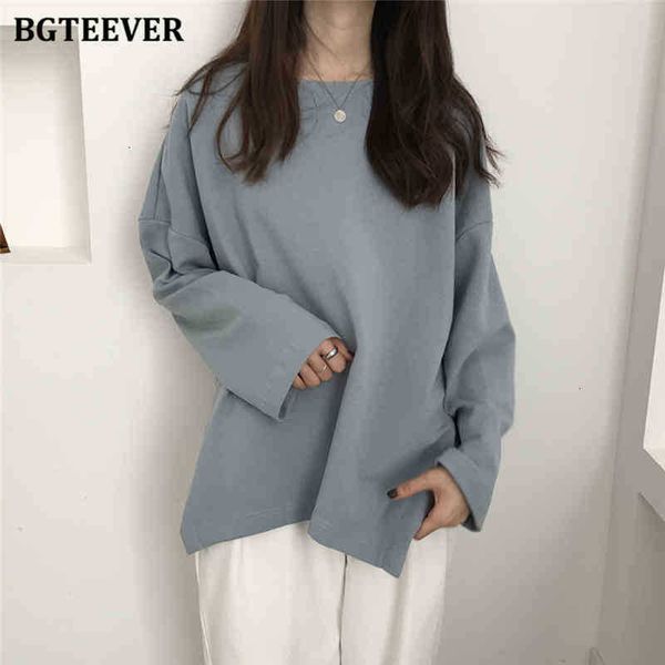 women's t-shirt t shirts casual loose women solid t-shirts spring summer o-neck long sleeve female tees ladies side split cotton lksw, White
women's t-shirt t shirts casual loose women solid t-shirts spring summer o-neck long sleeve female tees ladies side split cotton lksw, White