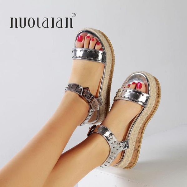 gold silver women platform sandals ankle strap wedge espadrilles gladiator summer casual shoes woman, Black
gold silver women platform sandals ankle strap wedge espadrilles gladiator summer casual shoes woman, Black