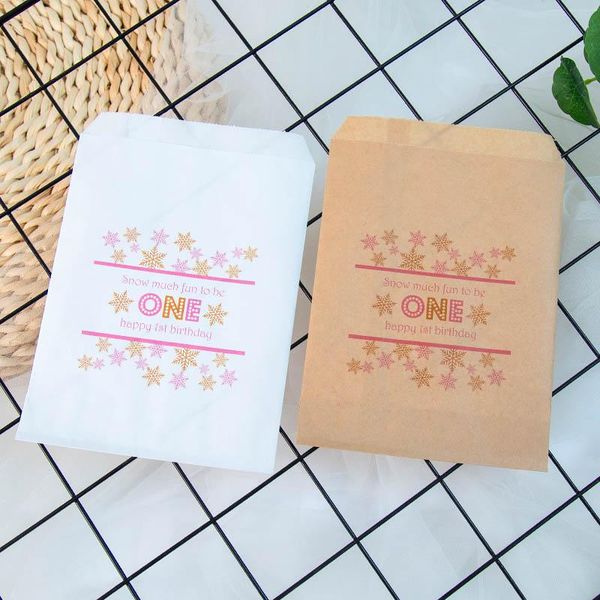 gift wrap 25pcs kraft paper one with snowflake treat favor bags for girl's 1st birthday party decorations candy popcorn buffet bag
gift wrap 25pcs kraft paper one with snowflake treat favor bags for girl's 1st birthday party decorations candy popcorn buffet bag