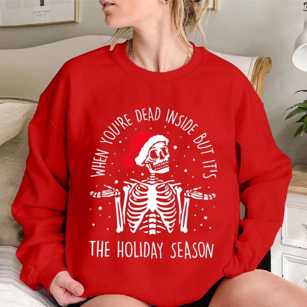 women's hoodies & sweatshirts women oversized crewneck loose sweatshirt when you're read inside but it's the holiday season, Black
women's hoodies & sweatshirts women oversized crewneck loose sweatshirt when you're read inside but it's the holiday season, Black