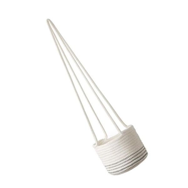 1pc indoor woven hanging flower planter linen rope basket green plant holder storage baskets
1pc indoor woven hanging flower planter linen rope basket green plant holder storage baskets