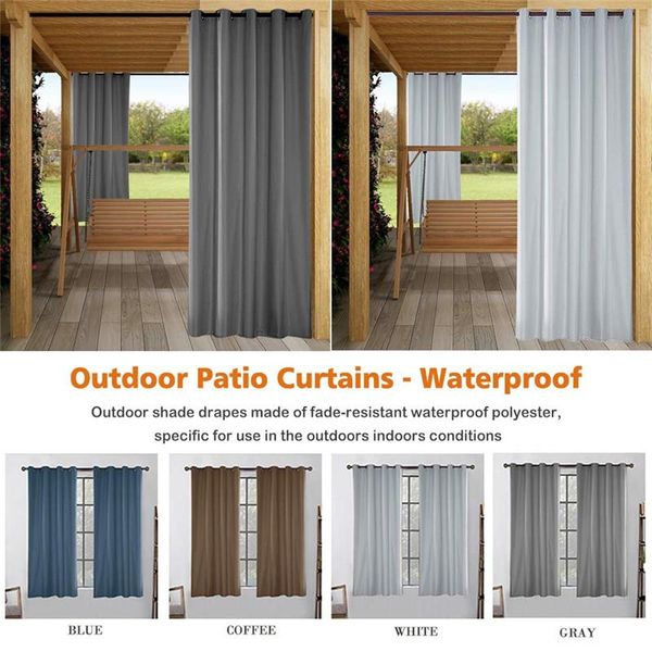 curtain & drapes waterproof patio indoor outdoor curtains solid cabana grommet sun blackout for pergola porch gazebos garden
curtain & drapes waterproof patio indoor outdoor curtains solid cabana grommet sun blackout for pergola porch gazebos garden