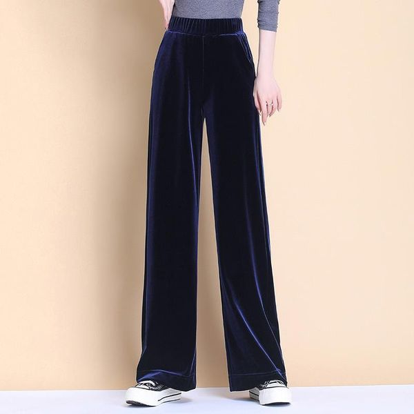 women's pants & capris 2021 autumn and winter velvet wide-leg thin high waist large size loose drape casual straight mopping long p, Black;white
women's pants & capris 2021 autumn and winter velvet wide-leg thin high waist large size loose drape casual straight mopping long p, Black;white