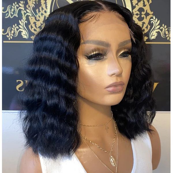 lx brand deep wave blunt cut short bob synthetic lace front wig for black women with baby hair preplucked heat resistant 180%density softfac
lx brand deep wave blunt cut short bob synthetic lace front wig for black women with baby hair preplucked heat resistant 180%density softfac