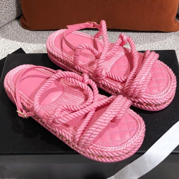 sandals rope woman buckle strap shoes women summer solid chain edge female fashion elegant ladies, Black
sandals rope woman buckle strap shoes women summer solid chain edge female fashion elegant ladies, Black