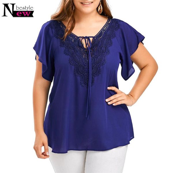 women's blouses & shirts womens and fashion lace v-neck chiffon blouse women butterfly sleeve tunic shirt jumper blusas femininas, White
women's blouses & shirts womens and fashion lace v-neck chiffon blouse women butterfly sleeve tunic shirt jumper blusas femininas, White