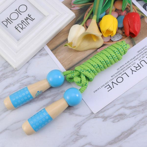 wood kids jumping ropes sport body building kindergarten skipping rope handle fitness rope(blue,green) jump
wood kids jumping ropes sport body building kindergarten skipping rope handle fitness rope(blue,green) jump