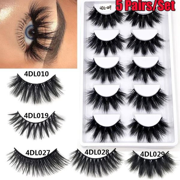 false eyelashes 5 pairs 4d faux mink wispies criss-cross fluffy lash natural long eye makeup extension volume beauty tools
false eyelashes 5 pairs 4d faux mink wispies criss-cross fluffy lash natural long eye makeup extension volume beauty tools