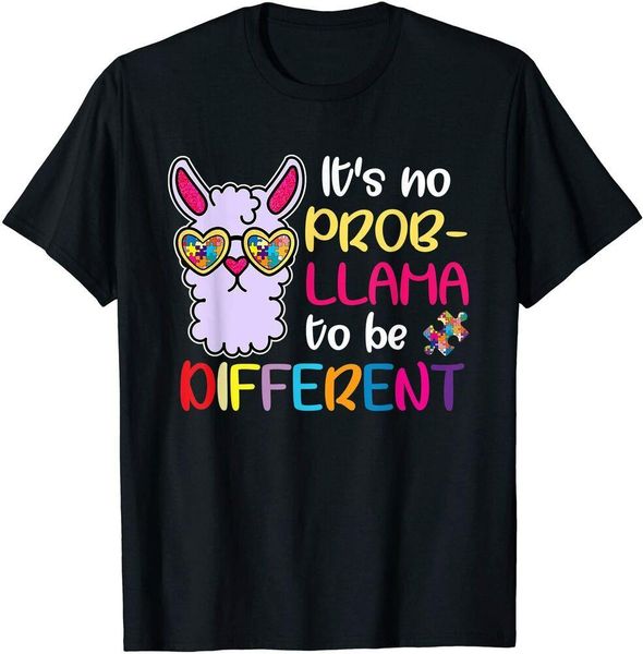 it's no prob-llama to be different t-shirt autism awareness boys mens t-shirt, White;black
it's no prob-llama to be different t-shirt autism awareness boys mens t-shirt, White;black