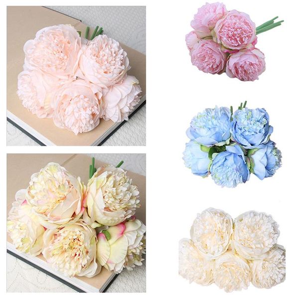 gifts 5 heads artificial peony bouquet silk flower simulation rose bridal wedding festival party decor valentine's day decorative flowe
gifts 5 heads artificial peony bouquet silk flower simulation rose bridal wedding festival party decor valentine's day decorative flowe