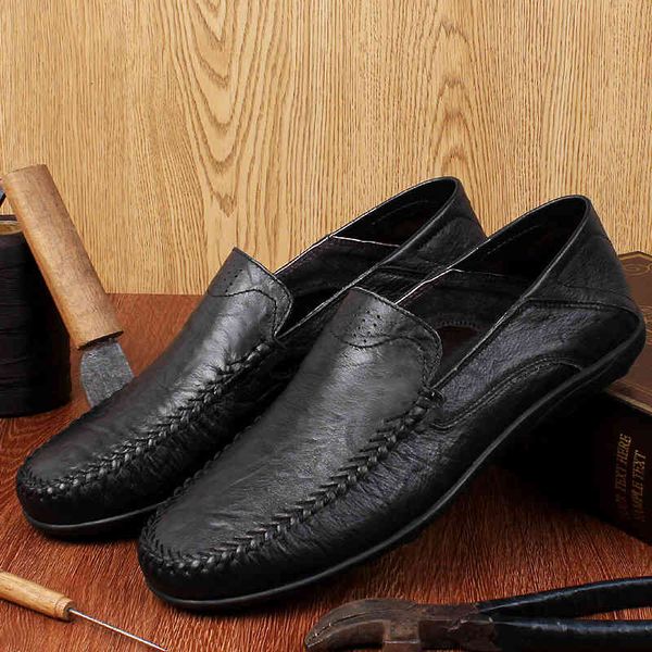 dress shoes men slip on comfy fashion spring autumn casual boat man moccasins brand design genuine leather loafers 4lf8, Black
dress shoes men slip on comfy fashion spring autumn casual boat man moccasins brand design genuine leather loafers 4lf8, Black