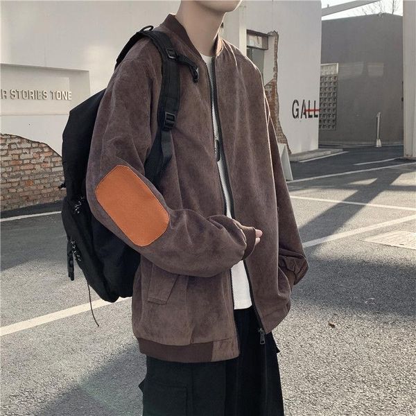 men's jackets 2021 spring and autumn corduroy retro loose casual solid color youth clothing patch coat, Black;brown
men's jackets 2021 spring and autumn corduroy retro loose casual solid color youth clothing patch coat, Black;brown