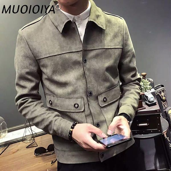 men's jackets 2021 spring autumn men fashion korean style all-match sportswear suede baseball male solid plus size 4xl coats s188, Black;brown
men's jackets 2021 spring autumn men fashion korean style all-match sportswear suede baseball male solid plus size 4xl coats s188, Black;brown