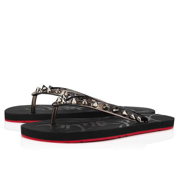 summer slipper beach slides studs red bottom sandals slippers loubi flip spikes donna flat fashion men women slide non-slip classic outdoor, Black
summer slipper beach slides studs red bottom sandals slippers loubi flip spikes donna flat fashion men women slide non-slip classic outdoor, Black