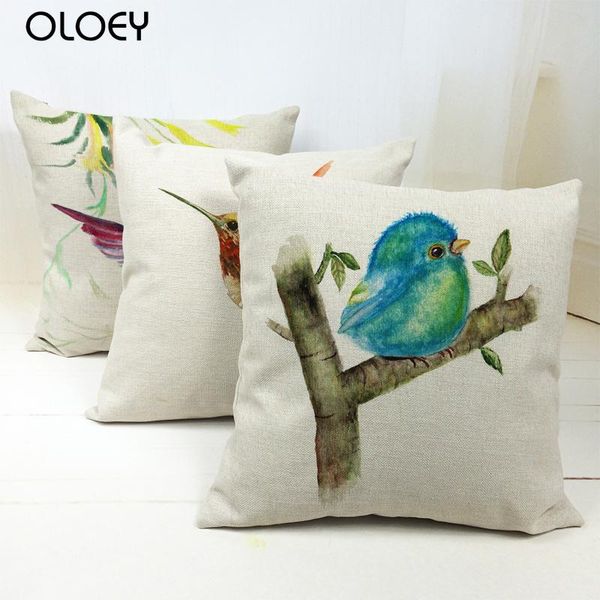 cushion/decorative pillow color bird image linen cushion cover, size 45x45cm, home bedroom office decoration el cover
cushion/decorative pillow color bird image linen cushion cover, size 45x45cm, home bedroom office decoration el cover