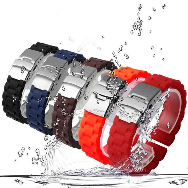 watch bands peiyi waterproof silicone watchband 16mm 18mm black red orange strap for huawei b3 b5 smart sport bracelet quick release, Black;brown
watch bands peiyi waterproof silicone watchband 16mm 18mm black red orange strap for huawei b3 b5 smart sport bracelet quick release, Black;brown