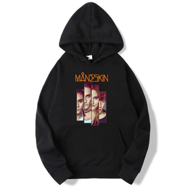 men's hoodies & sweatshirts maneskin print men autumn winter fleece hooded hip hop fashion hoodie pullover sudaderas, Black
men's hoodies & sweatshirts maneskin print men autumn winter fleece hooded hip hop fashion hoodie pullover sudaderas, Black