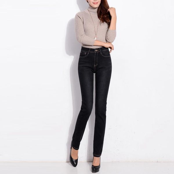 women's pants & capris promotion over - low price outlet autumn winter korea style medium waist slim fit fleece lined thicken jeans, Black;white
women's pants & capris promotion over - low price outlet autumn winter korea style medium waist slim fit fleece lined thicken jeans, Black;white