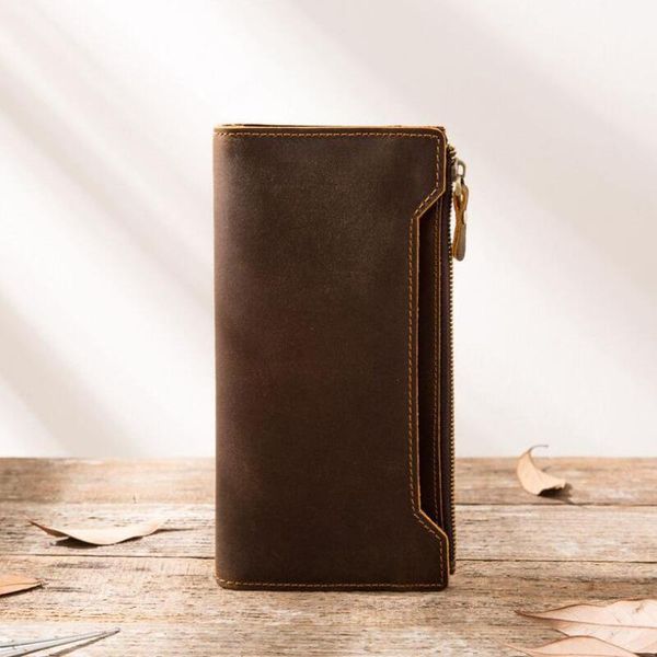 - men's and women's leather wallet, retro foldable, , long wallet wallets, Red;black
- men's and women's leather wallet, retro foldable, , long wallet wallets, Red;black