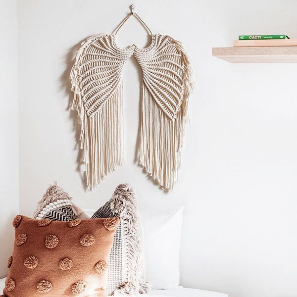 tapestries bedroom gift housewarming with tassels apartment wall hanging handcraft angel wings woven tapestry home decor symmetrical design
tapestries bedroom gift housewarming with tassels apartment wall hanging handcraft angel wings woven tapestry home decor symmetrical design