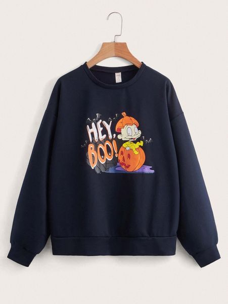 romwe x rugrats halloween letter cartoon graphic sweatshirt x3ve#, White;black
romwe x rugrats halloween letter cartoon graphic sweatshirt x3ve#, White;black