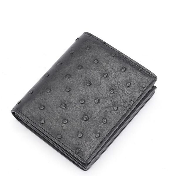 wallets ostrich leather wallet men's short daily casual cross-section multi-card, Red;black
wallets ostrich leather wallet men's short daily casual cross-section multi-card, Red;black
