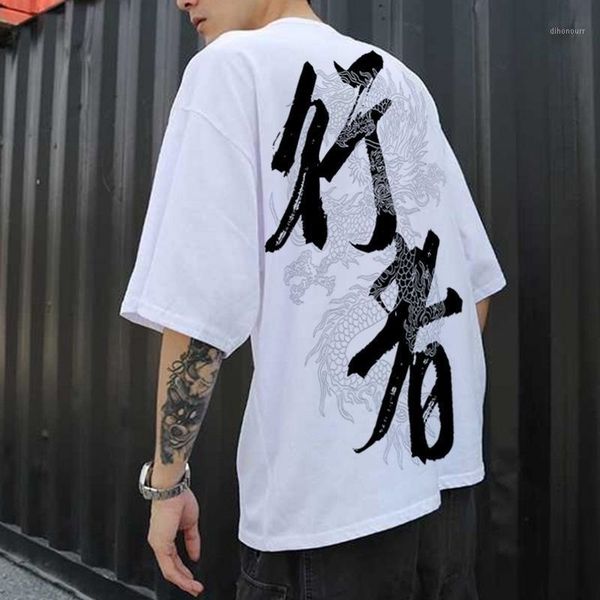 men's t-shirts streetwear men t half sleeve tee shirt china dragon print plus size loose summer hip hop harajuku brand e8jj, White;black
men's t-shirts streetwear men t half sleeve tee shirt china dragon print plus size loose summer hip hop harajuku brand e8jj, White;black