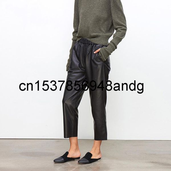 women's pants & capris genuine leather harem real sheepskin trousers high waist 2021 elastic streetwear plus size, Black;white
women's pants & capris genuine leather harem real sheepskin trousers high waist 2021 elastic streetwear plus size, Black;white