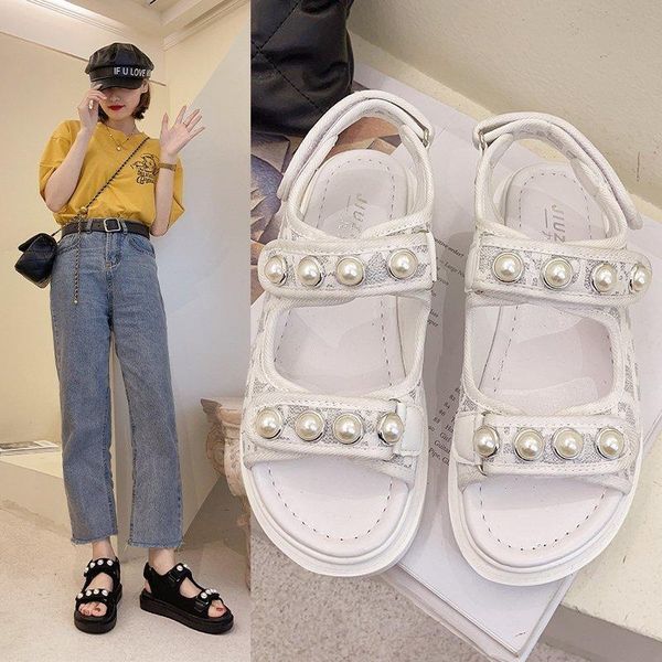 sandals women summer fashion women's 2021 solid color round head comfortable all-match casual shoes platform, Black
sandals women summer fashion women's 2021 solid color round head comfortable all-match casual shoes platform, Black