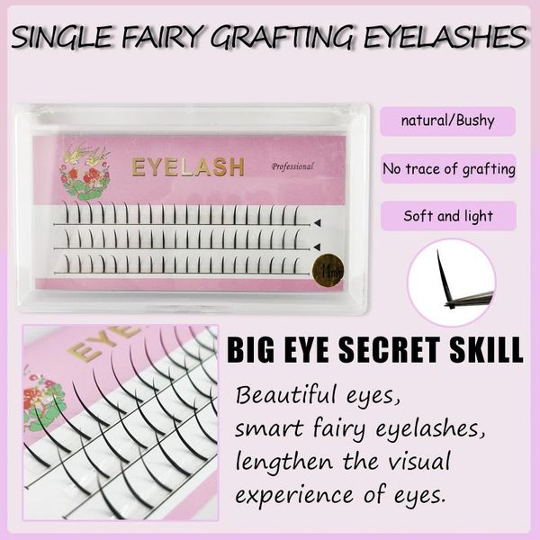 false eyelashes handmade soft single cluster comfortable grafted fairy lashes beauty makeup tool
false eyelashes handmade soft single cluster comfortable grafted fairy lashes beauty makeup tool