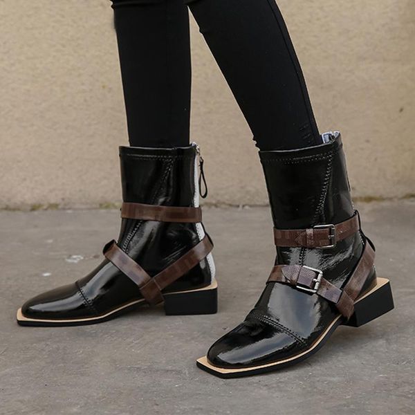 boots 2021 arrival autumn winter women ankle fashion round toe buckle 3colors ladies shoes black
boots 2021 arrival autumn winter women ankle fashion round toe buckle 3colors ladies shoes black
