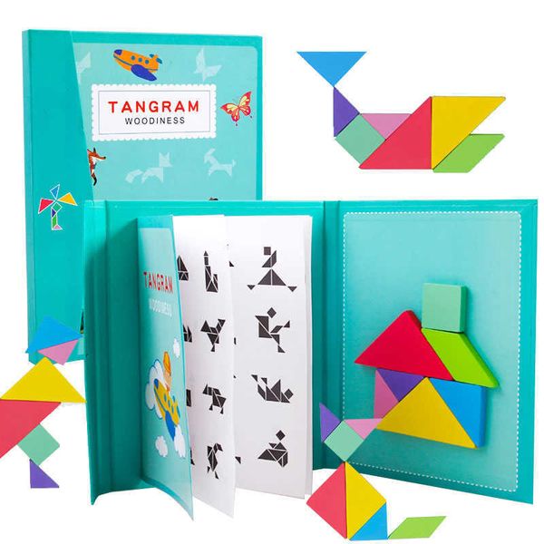 new kids magnetic 3d puzzle jigsaw tangram thinking training game baby montessori learning educational wooden toys for children
new kids magnetic 3d puzzle jigsaw tangram thinking training game baby montessori learning educational wooden toys for children