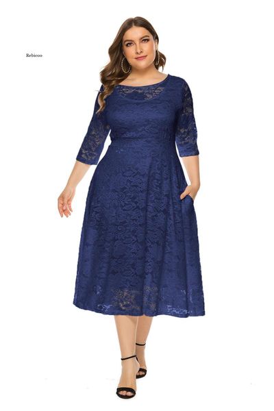 vintage lace plus size dress women hollow out black three quarter sleeve pocket casual mesh 6xl dresses, Black;gray
vintage lace plus size dress women hollow out black three quarter sleeve pocket casual mesh 6xl dresses, Black;gray