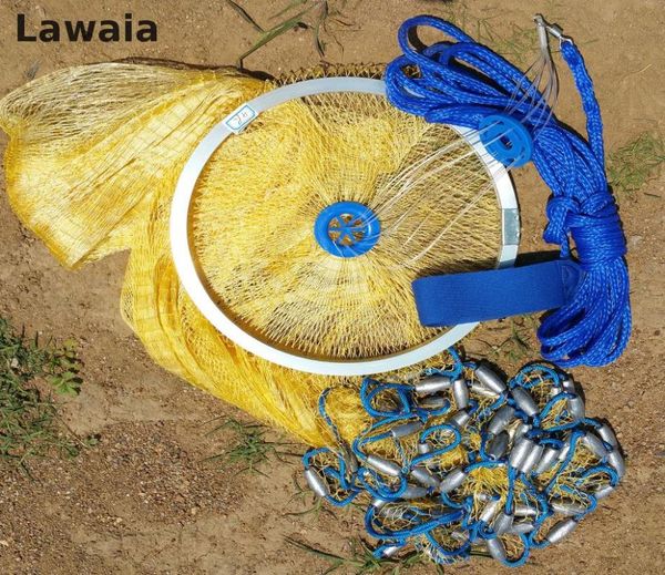 fishing accessories lawaia 2.4-4.2m american sign cast net/subnet in hand net 3.6m lure eel gaiolas redes 4.2m network
fishing accessories lawaia 2.4-4.2m american sign cast net/subnet in hand net 3.6m lure eel gaiolas redes 4.2m network