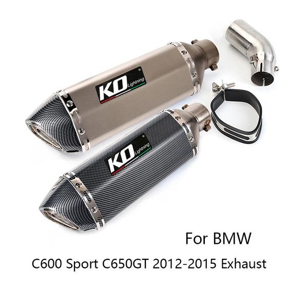 2012-2021 c650gt c600 sport slip-on exhaust set motorcycle middle pipe 51 mm mufflers with removable db killer escape 370 system
2012-2021 c650gt c600 sport slip-on exhaust set motorcycle middle pipe 51 mm mufflers with removable db killer escape 370 system