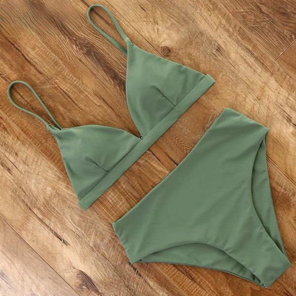 women's swimwear 2021 bikini swimsuit women solid bathing suit green neno set with pad female high waist beachwear biquini, White;black
women's swimwear 2021 bikini swimsuit women solid bathing suit green neno set with pad female high waist beachwear biquini, White;black