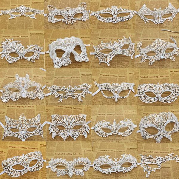 party masks 80pcs/lot white women lace eye mask for masquerade halloween venetian
party masks 80pcs/lot white women lace eye mask for masquerade halloween venetian