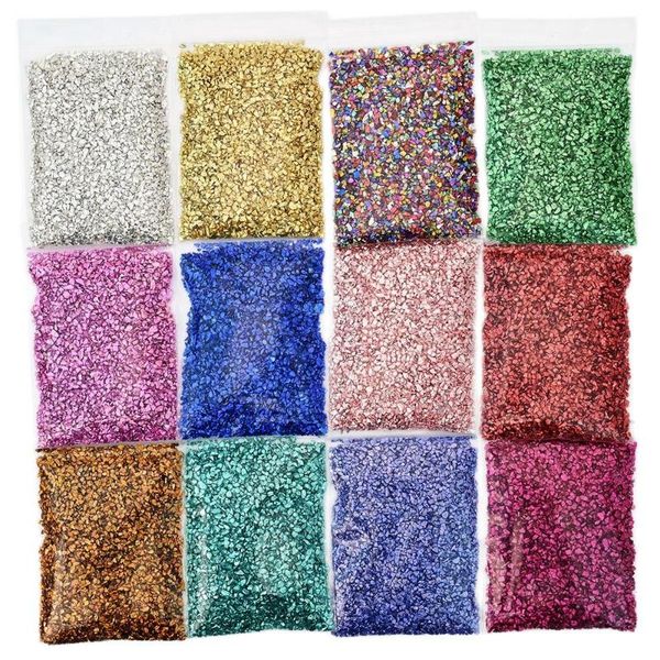 set of 50g bags small irregular metallic colored crushed broken glass 3d stones nail rhinestone,56 art decorations, Silver;gold
set of 50g bags small irregular metallic colored crushed broken glass 3d stones nail rhinestone,56 art decorations, Silver;gold