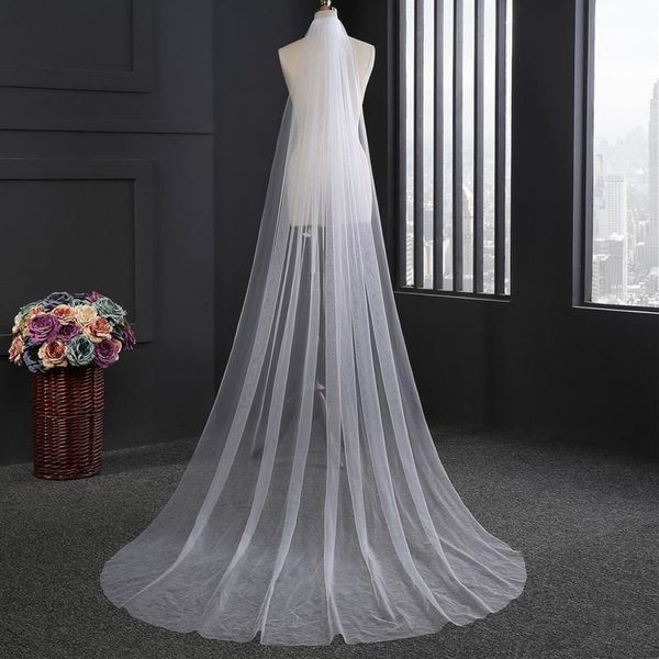 bridal veils 3m or 2m 1layer white ivory wedding veil long head accessories chapel, Black
bridal veils 3m or 2m 1layer white ivory wedding veil long head accessories chapel, Black